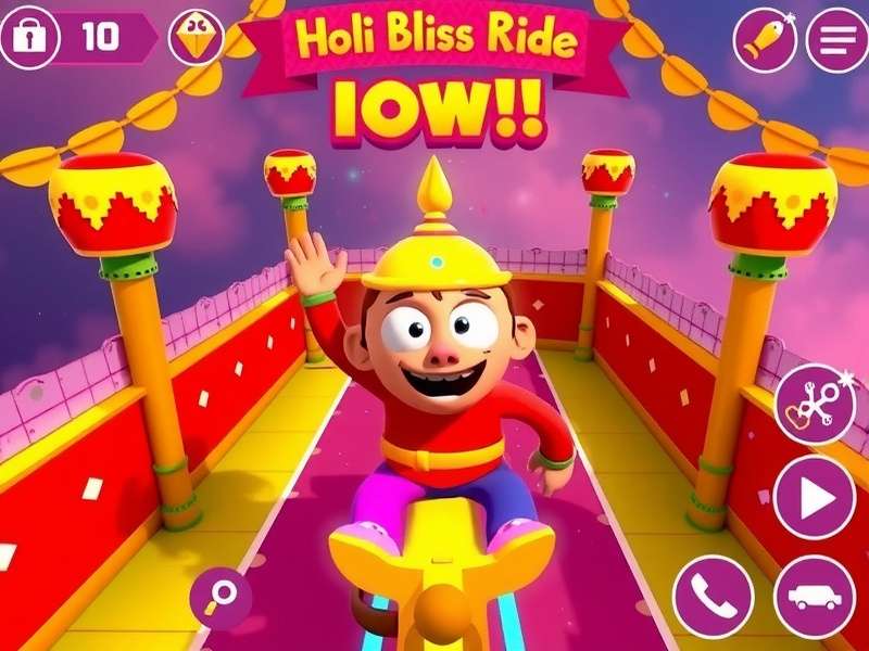 Holi Bliss Ride regional language options